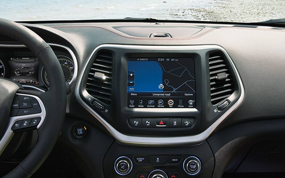 Navigation system for jeep cherokee