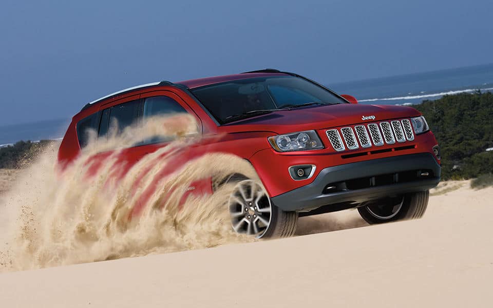 Driving a jeep in sand #2