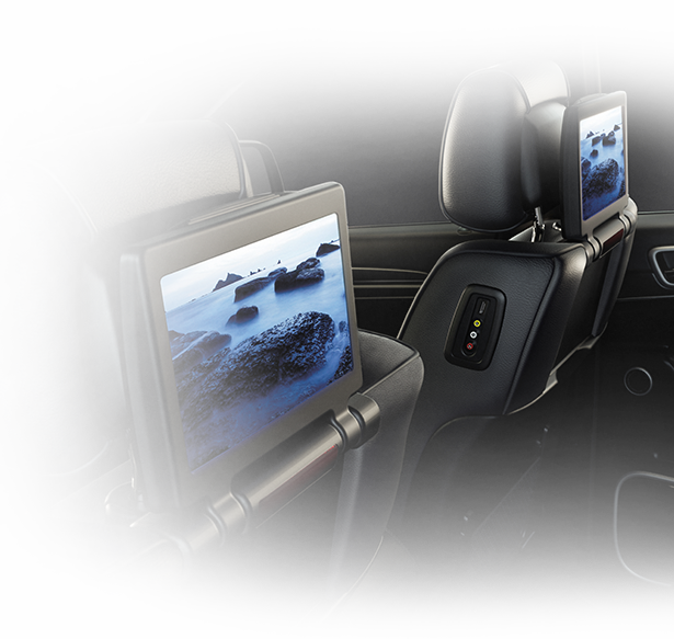 Available Rear Blu-Ray<sup>™</sup> Entertainment System