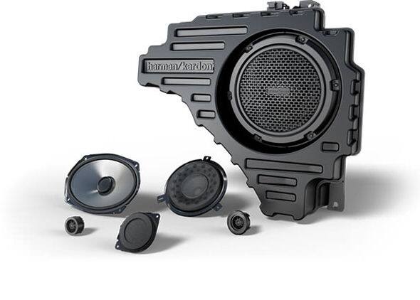 Six Hardon Karmon Speakers in the 2014 Jeep Grand Cherokee