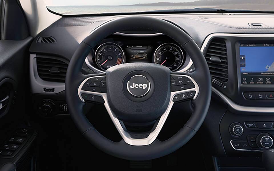 Cherokee control jeep steering wheel