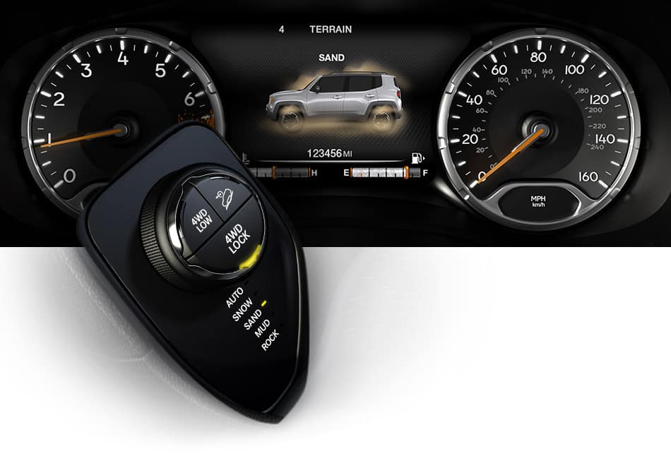 2015 Jeep Renegade Instrument Cluster Driver Information Display