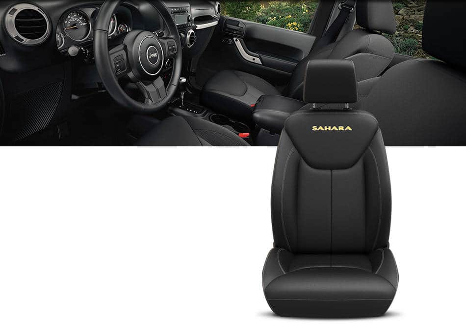 Asiento del Jeep Wrangler Sahara 2015