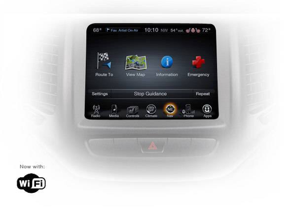 2016 Jeep Cherokee Uconnect 8.4AN System