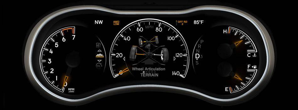 2016 Jeep Grand Cherokee Instrument Cluster
