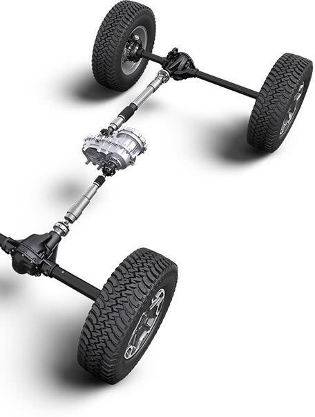 2016 Jeep Wrangler 4x4 System