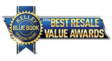 Kelley Blue Book Best Resale Value Logo