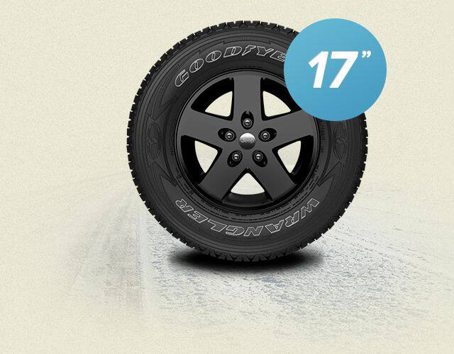 2015 Jeep Wrangler X 17” Wheels