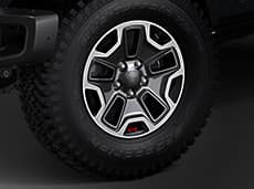 2014 Jeep Rubicon X 17-Inch Gloss Wheels