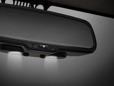 Rearview Mirror with LED Lamps