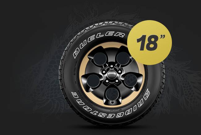 2014 Jeep Wrangler Unlimited Dragon Edition 18-Inch Wheels
