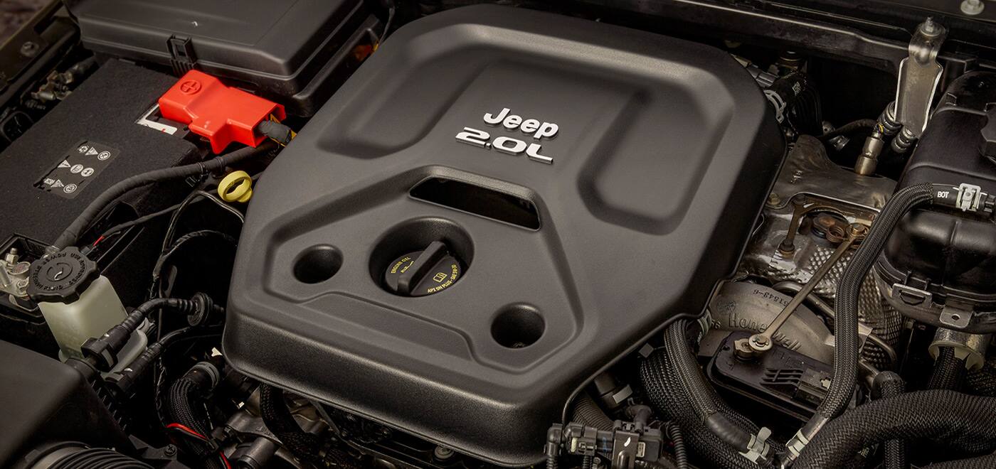 The Uconnect touchscreen and center stack on the 2021 Jeep Wrangler 4xe.