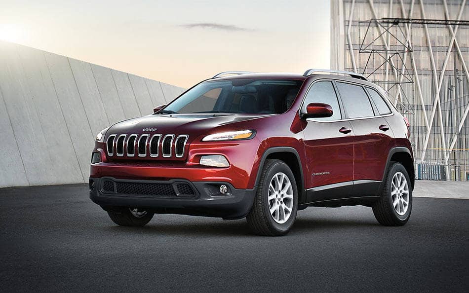 Red 2016 Jeep Cherokee