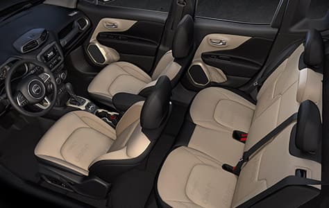 Asientos del Jeep Renegade Sport 2016