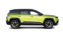 Bilde av en grønn Jeep Compass