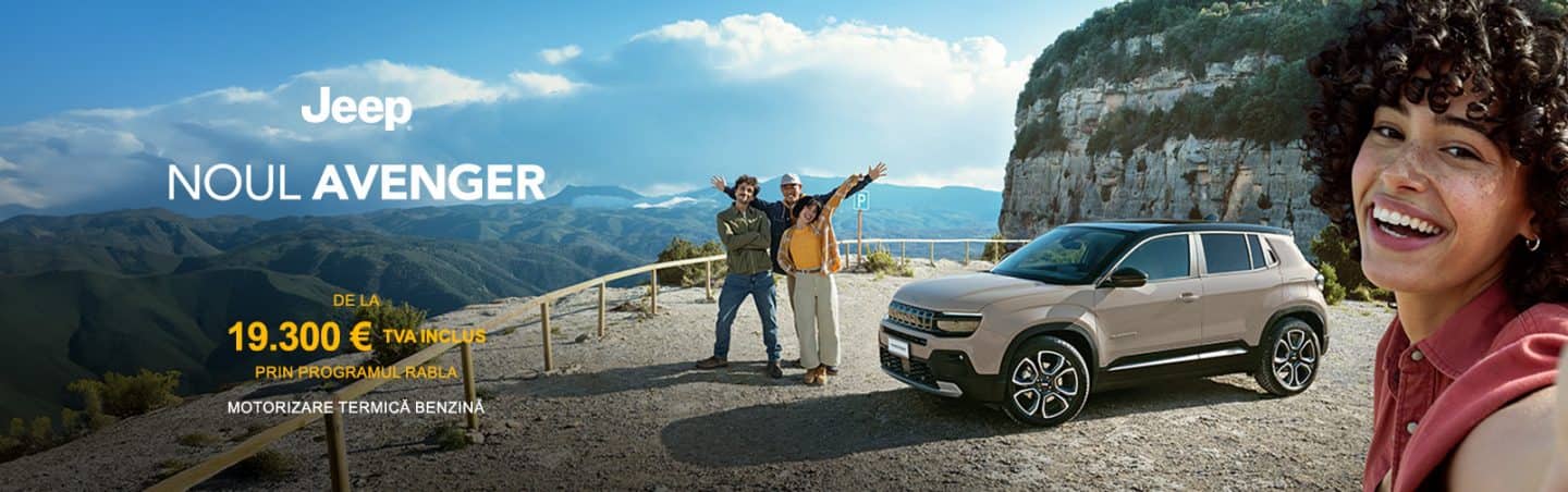 Un Jeep Avenger Termic de culoare grej
