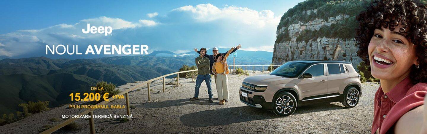 Un Jeep Avenger Termic de culoare grej
