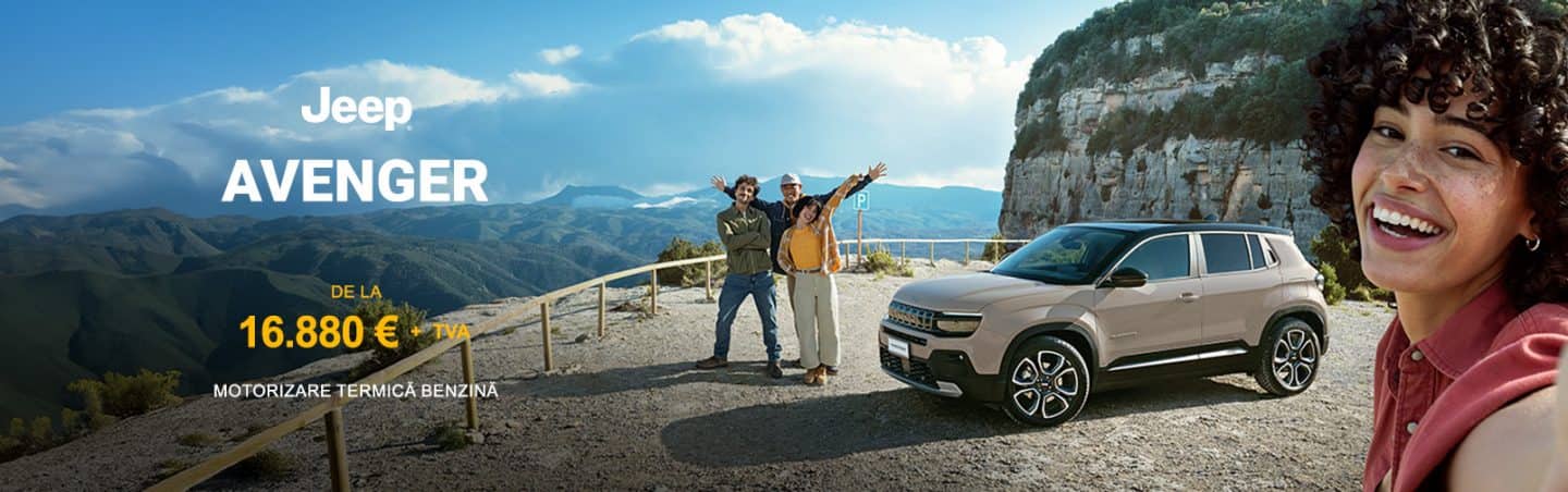 Un Jeep Avenger Termic de culoare grej