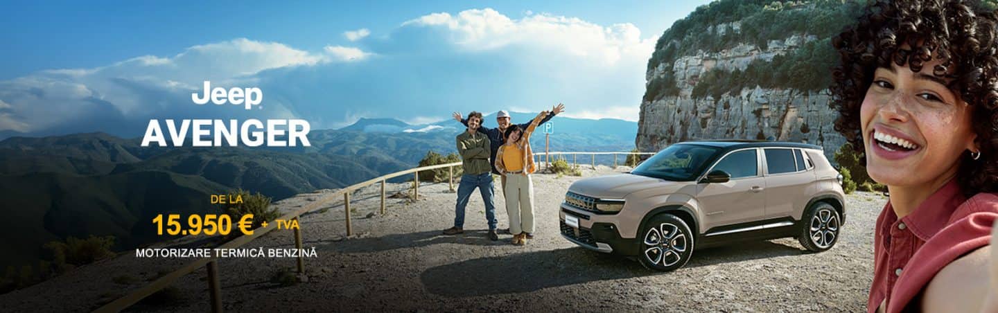 Un Jeep Avenger Termic de culoare grej