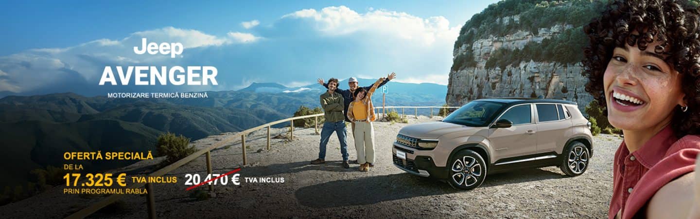 Un Jeep Avenger Termic de culoare grej