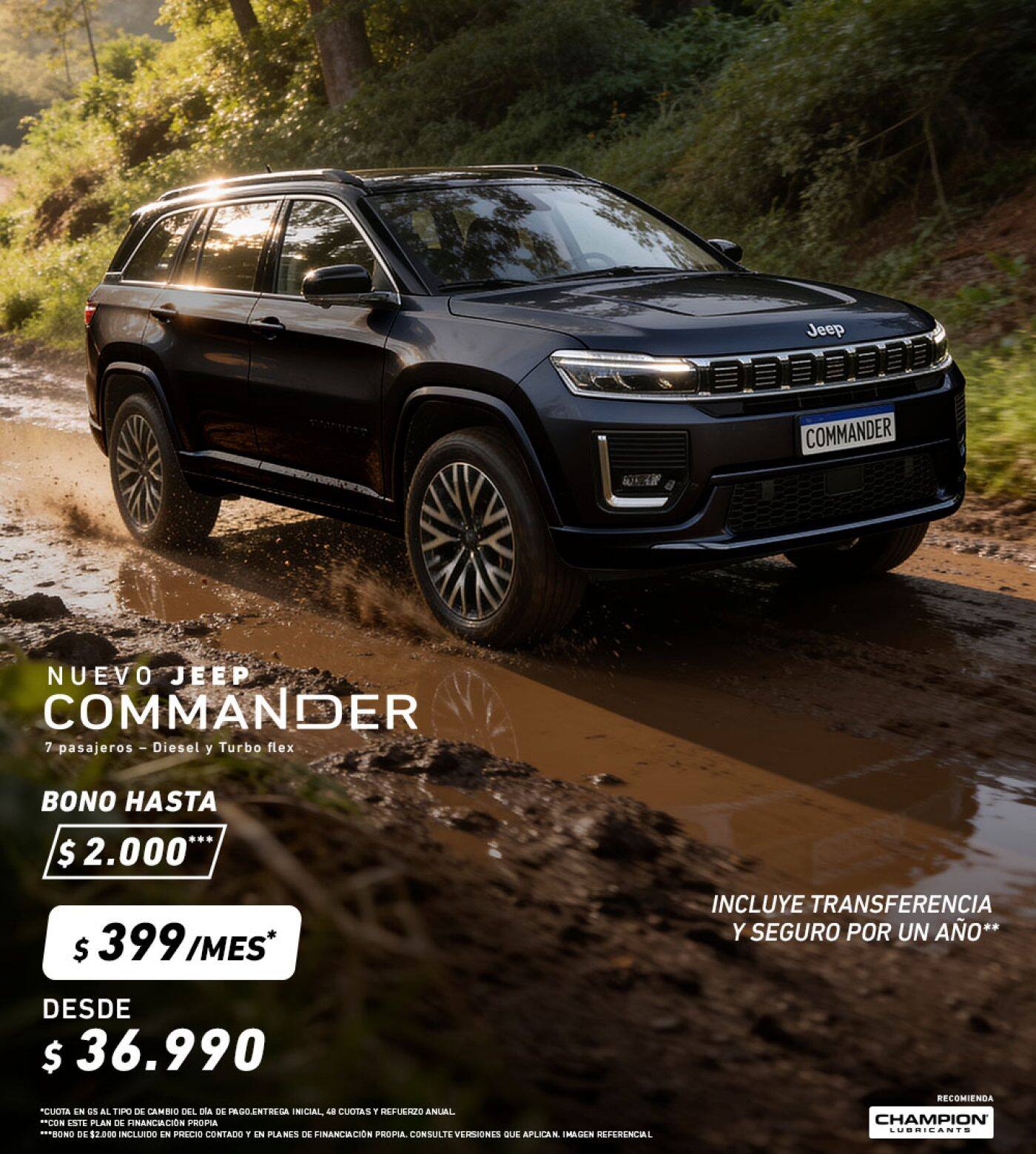 jeep commander 0 KM - imagen oficial referencial