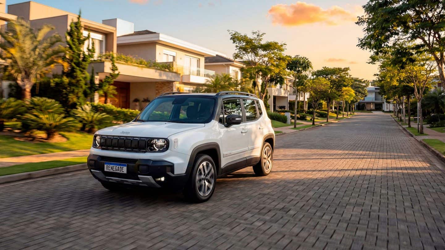 Jeep Renegade 0 KM - vista exterior oficial