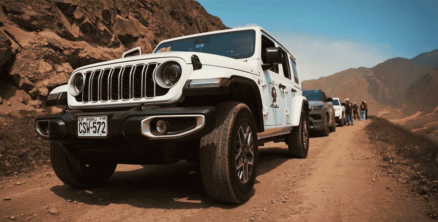 Jeep Wrangler en Jeep trails
