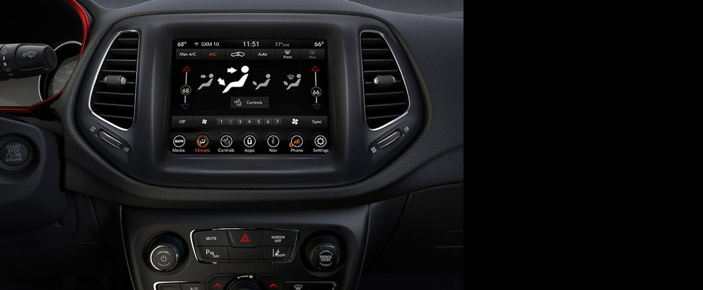 2020 Jeep Compass Interior Stylish Features Seating And