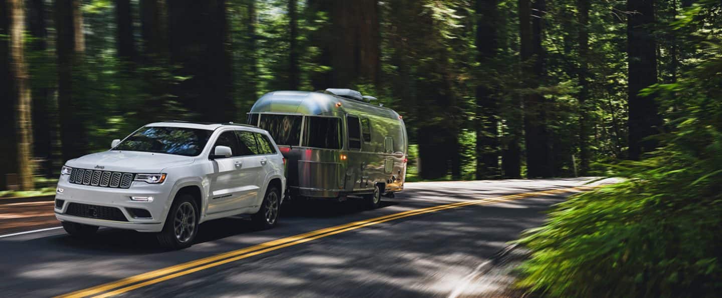 ALL SEASONS AND ALL ROADS Best-In-Class towing capability ( Disclosure6) . All-weather capability. All-season reliability. The 2020 Jeep® Grand Cherokee is a sophisticated SUV with the grit to get up and go.