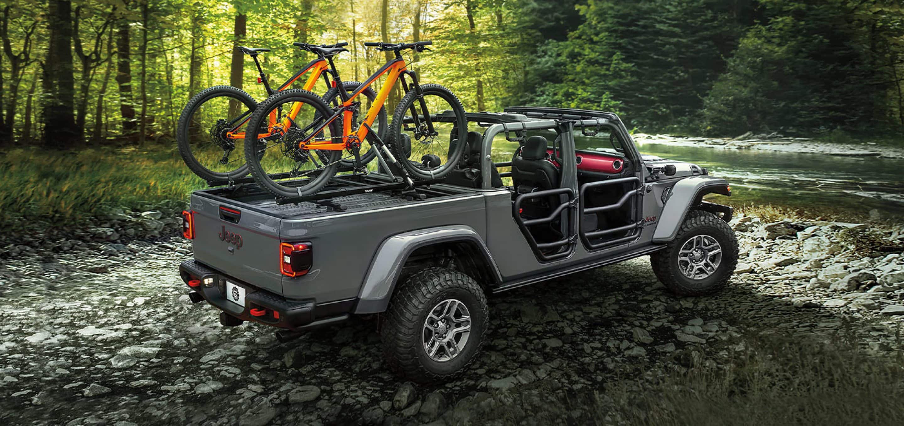 Jeep on bike trail clearance