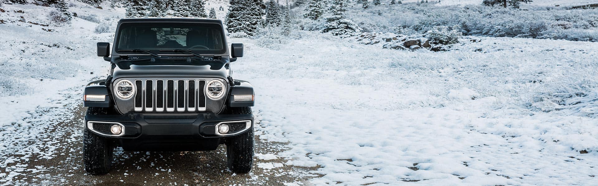 jeep wrangler in snow