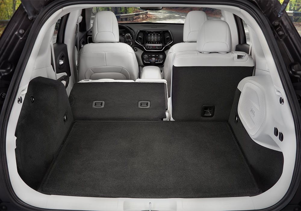 2021 jeep grand cherokee cargo volume