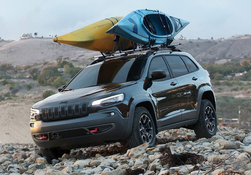 Jeep cherokee top trailhawk roof rack