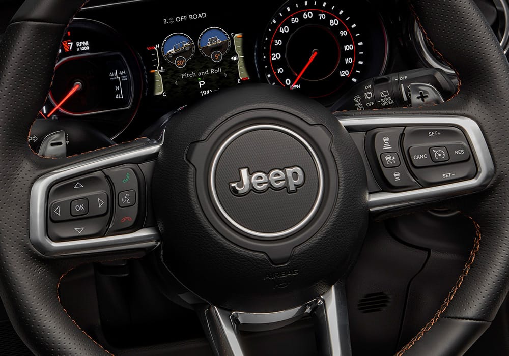 Interior Images of the Wrangler Rubicon 392