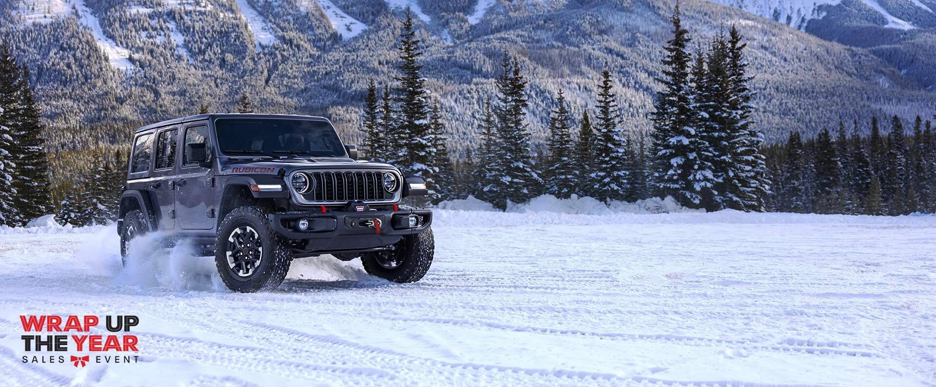 2024 Jeep Wrangler - Perfect for Snow and Off-Road Adventures 2024 Jeep Wrangler - Adventure-Ready SUV for Off-Road and Winter Driving