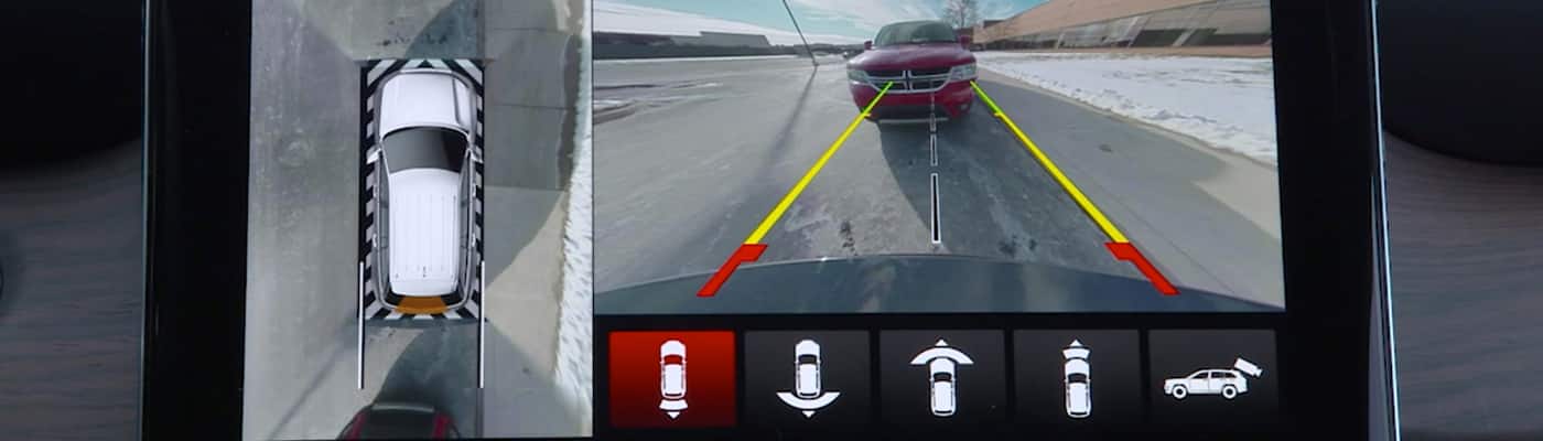 Uconnect 5 infotainment touchscreen inside Jeep Grand Cherokee