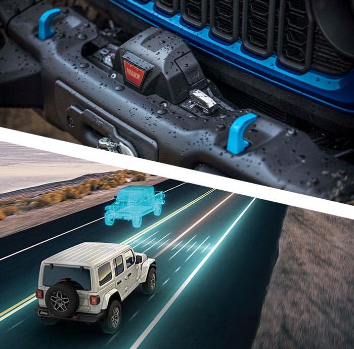 2025 Jeep Wrangler 4xe capability in electric-only off-road driving
