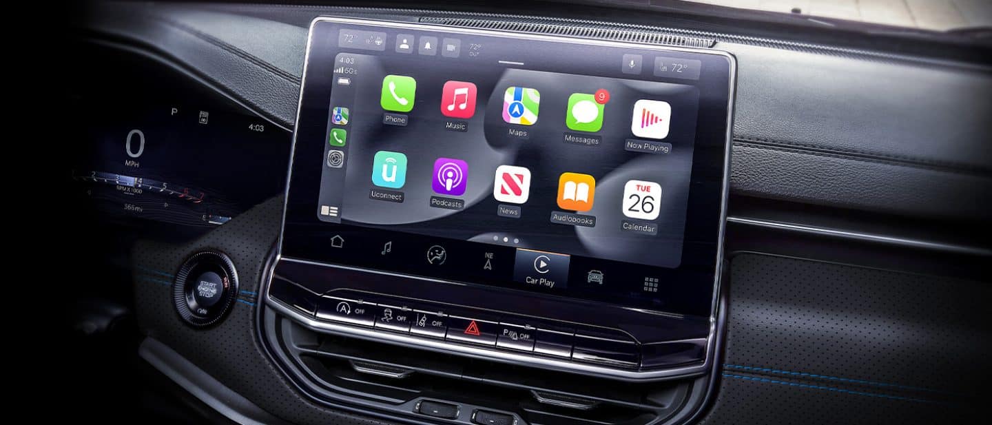 2026 Jeep Compass Touchscreen with Uconnect Interface