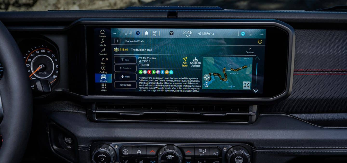 2026 Jeep Gladiator advanced infotainment system
