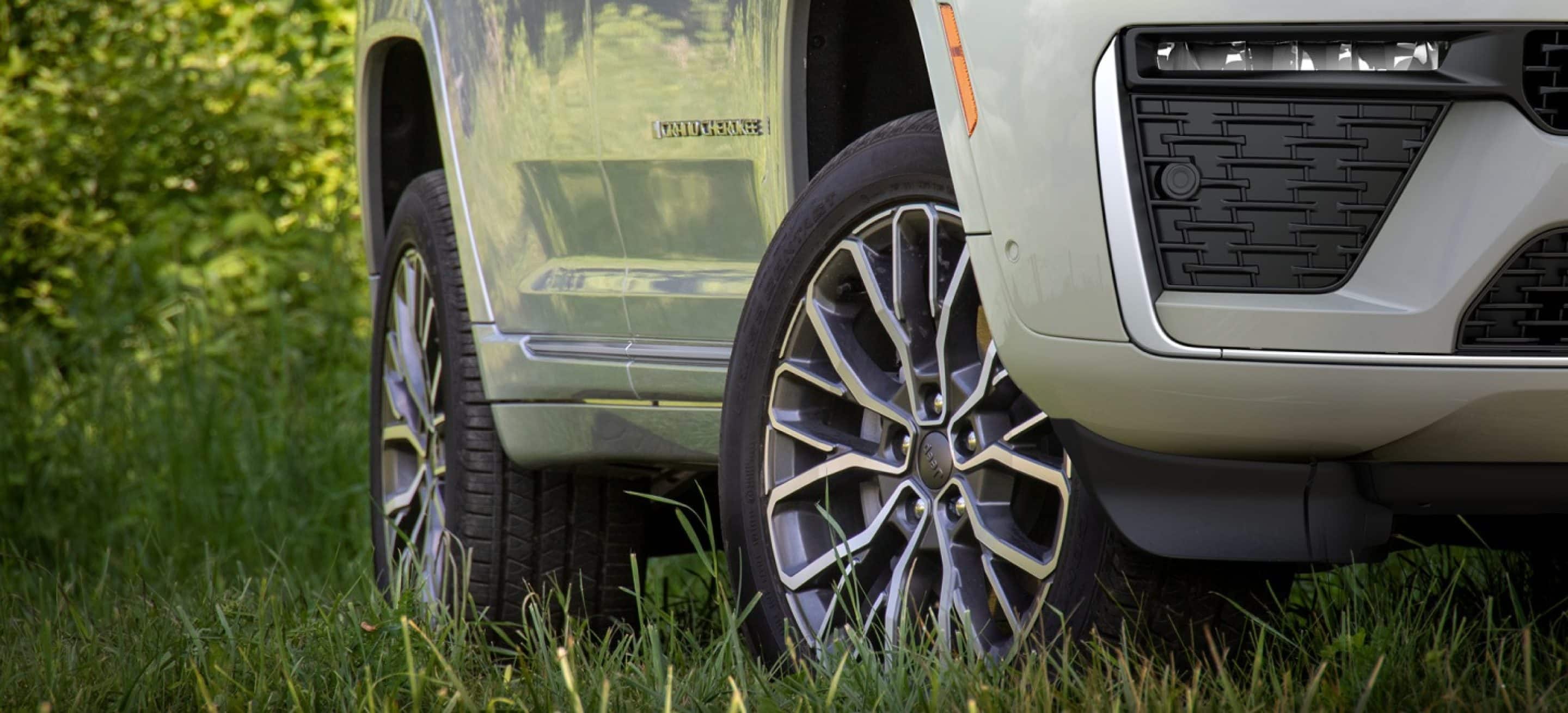 Grand Cherokee 4xe showing ground clearance and underbody protection