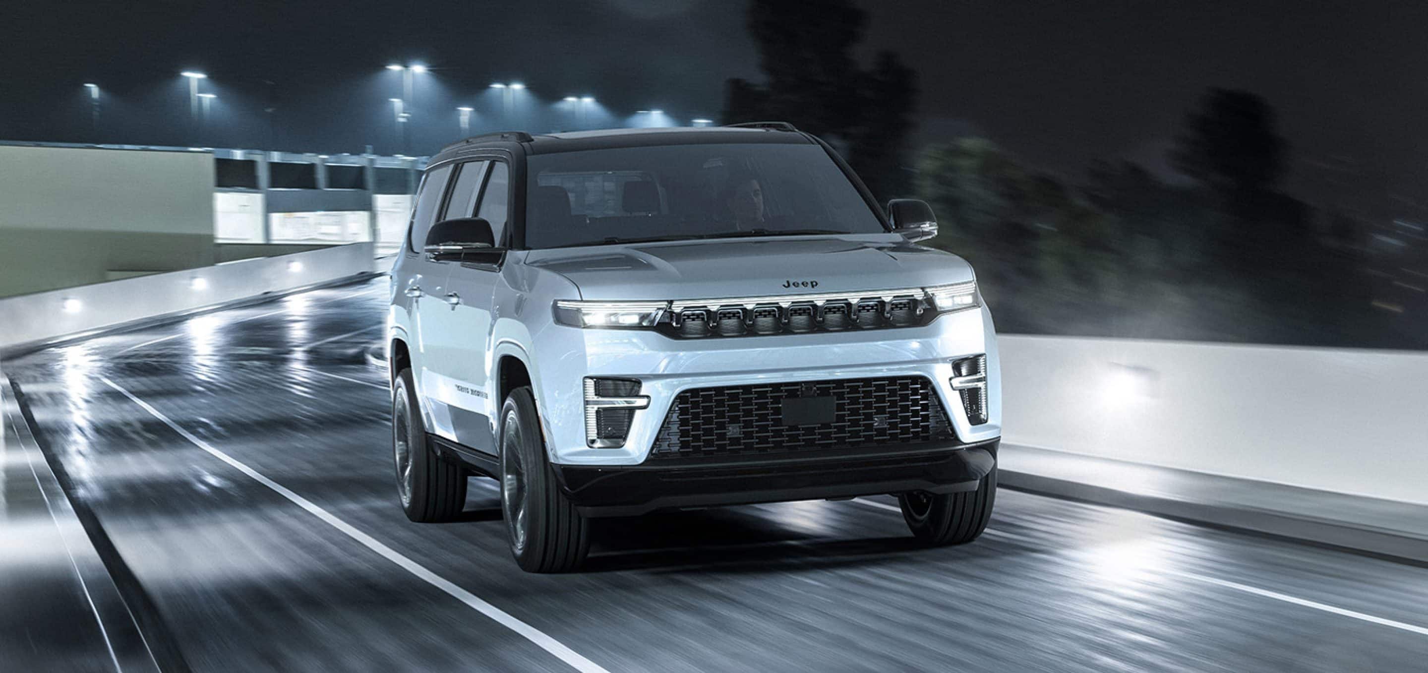 Jeep Wagoneer S LED headlamps