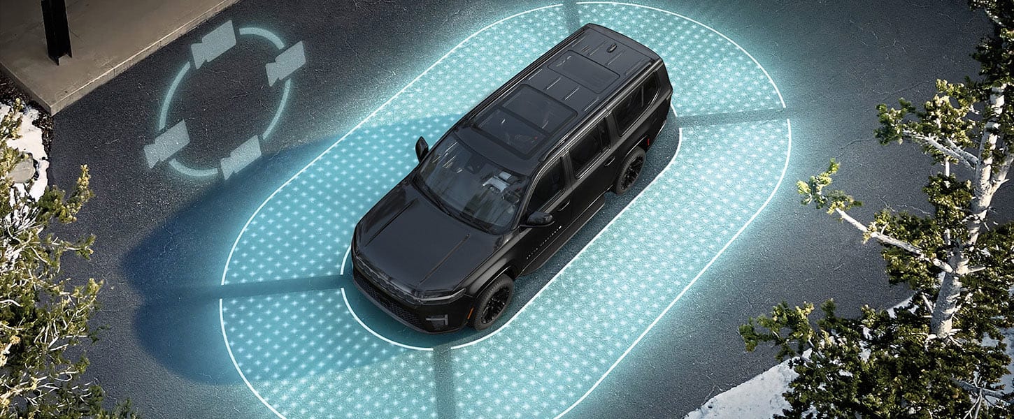 2026 Jeep Grand Wagoneer adaptive cruise control with lane centering on highway