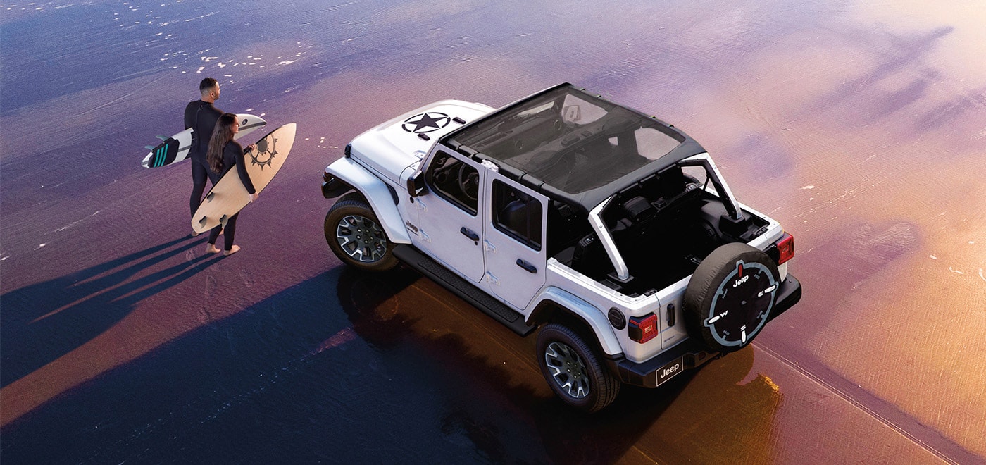 Jeep Wrangler demostrando capacidad todoterreno