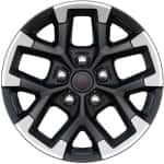 Display 17-Inch Machined Wheels with Black Pockets<br>Available on Rubicon and Rubicon X