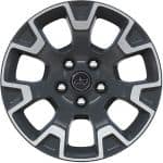 Display 18-Inch Machined Gray Painted Wheels<br>Available on Sahara 