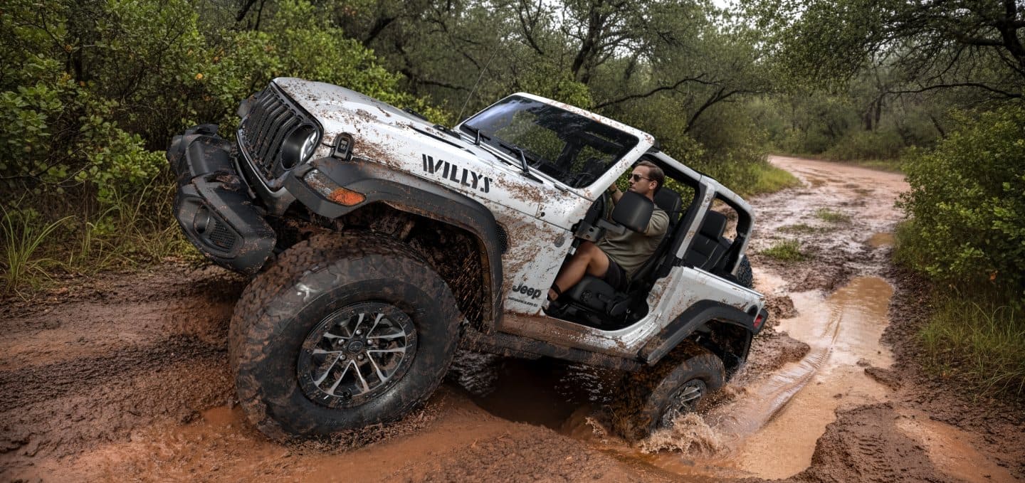 2027 Jeep Wrangler on off-road terrain