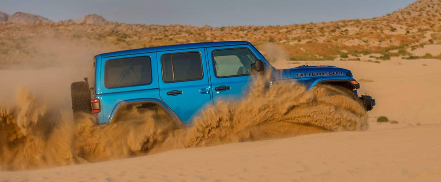 Jeep Wrangler Rubicon 392 Driving in Desert