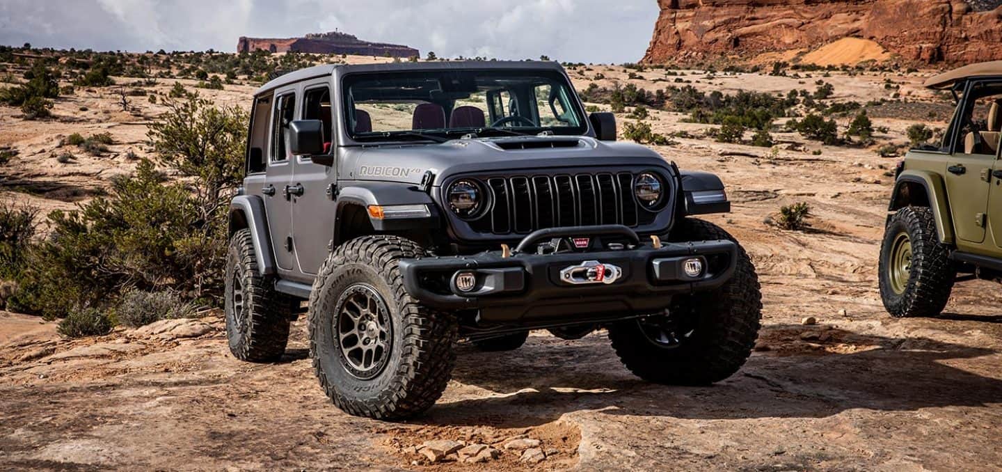 Display The Jeep Rubicon 20th Anniversary concept vehicle.