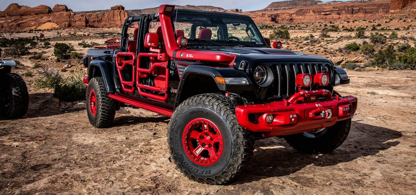 Display The Jeep D-Coder concept vehicle.