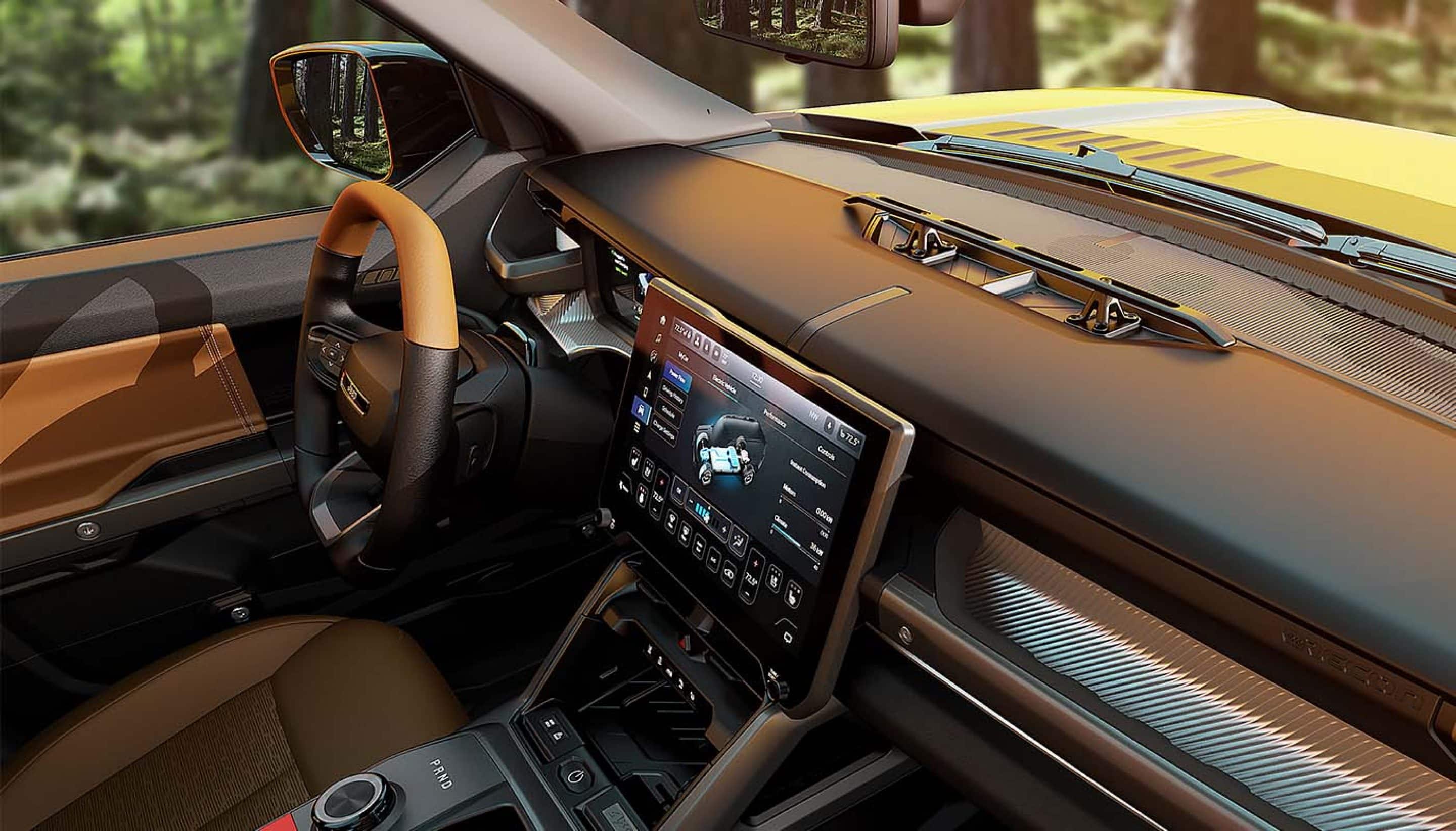 Jeep Recon interior dashboard